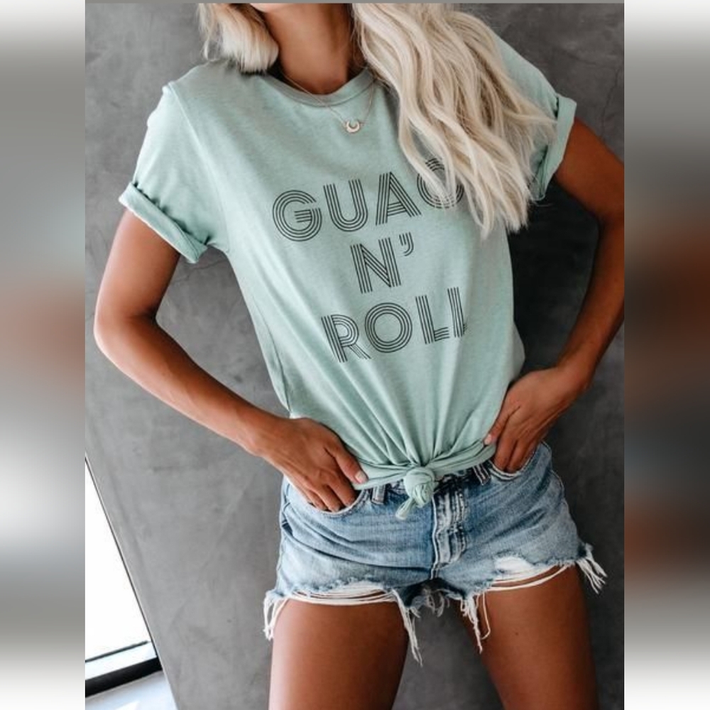 Vici Guac N' Roll graphic shirt by Lulu Simon Studio